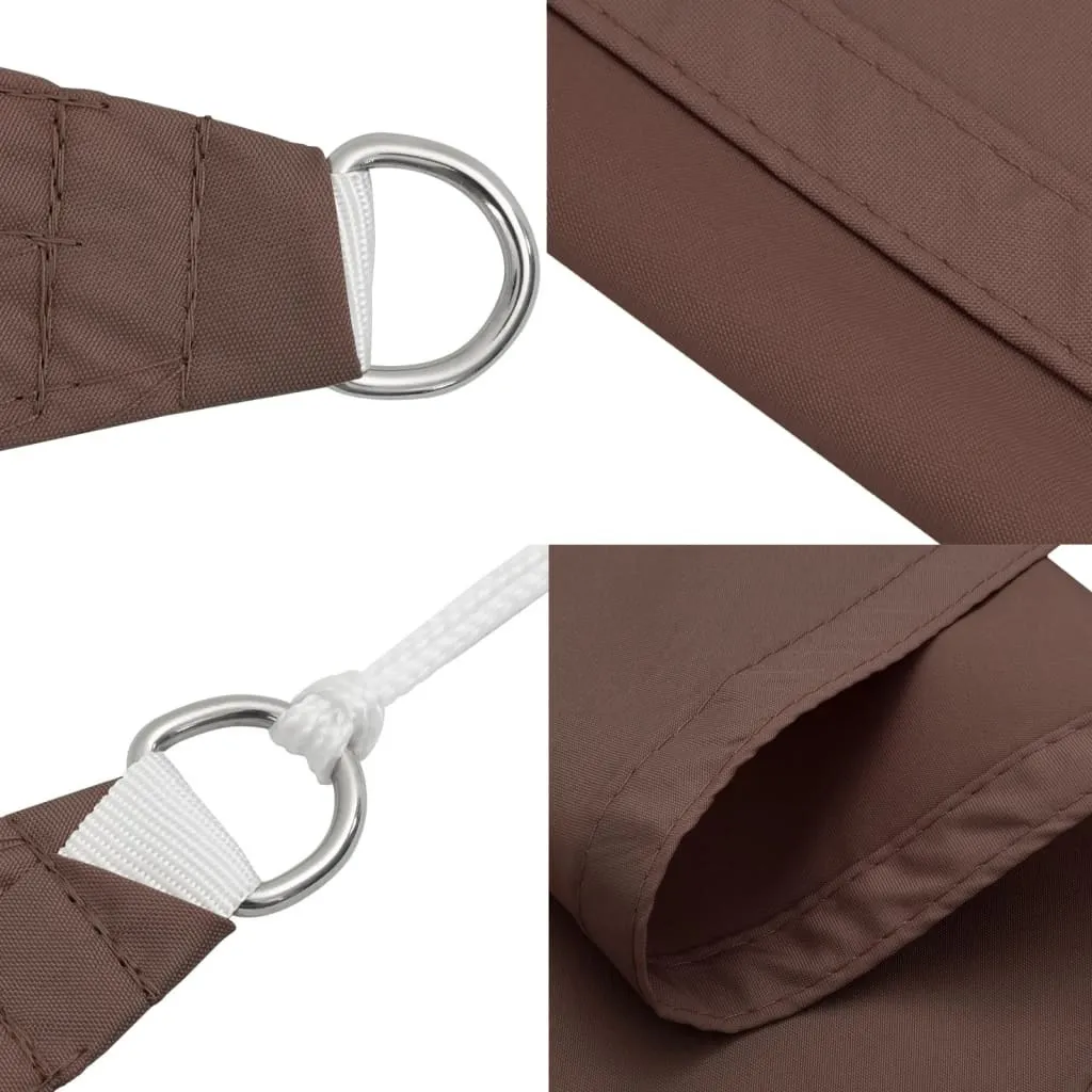 vidaXL Sun Sail Oxford Tessuto rettangolare 3x4,5 m Marrone - 5