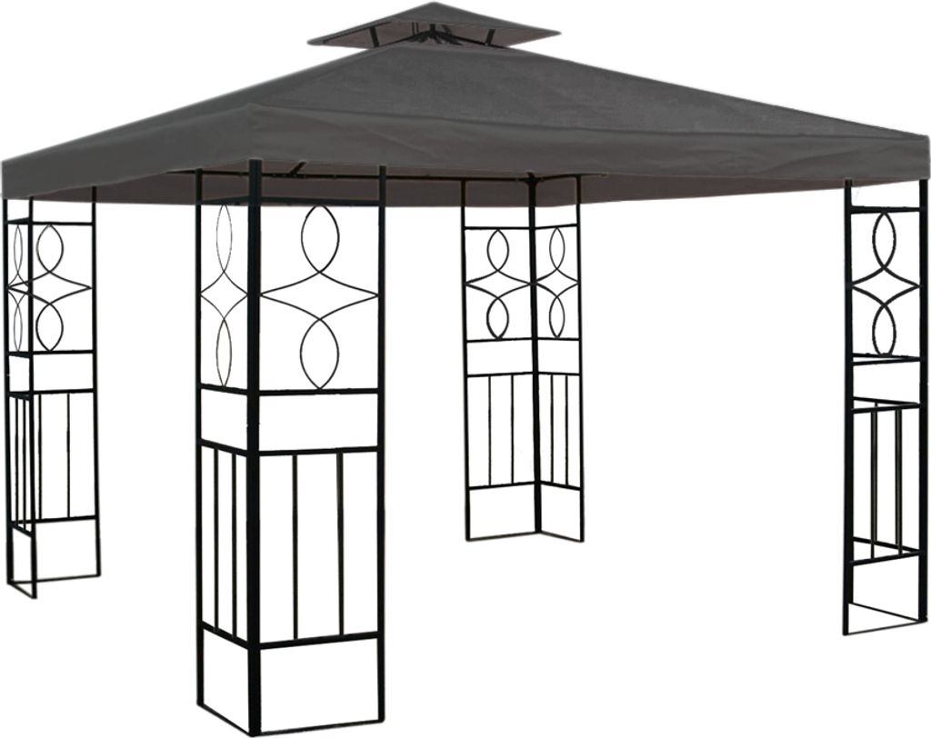 Premium Paviljoen Met Antraciet Dak - 298 x 298 cm
