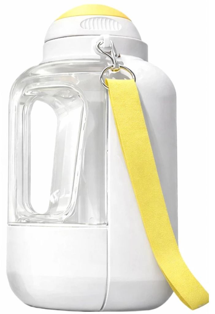 Hundetrinkflasche mit Futterbehälter (32 oz) – 3-in-1 Reiseflasche – auslaufsicher, tragbar, mit Drehverschluss für Wasser & Futter, ideal f...