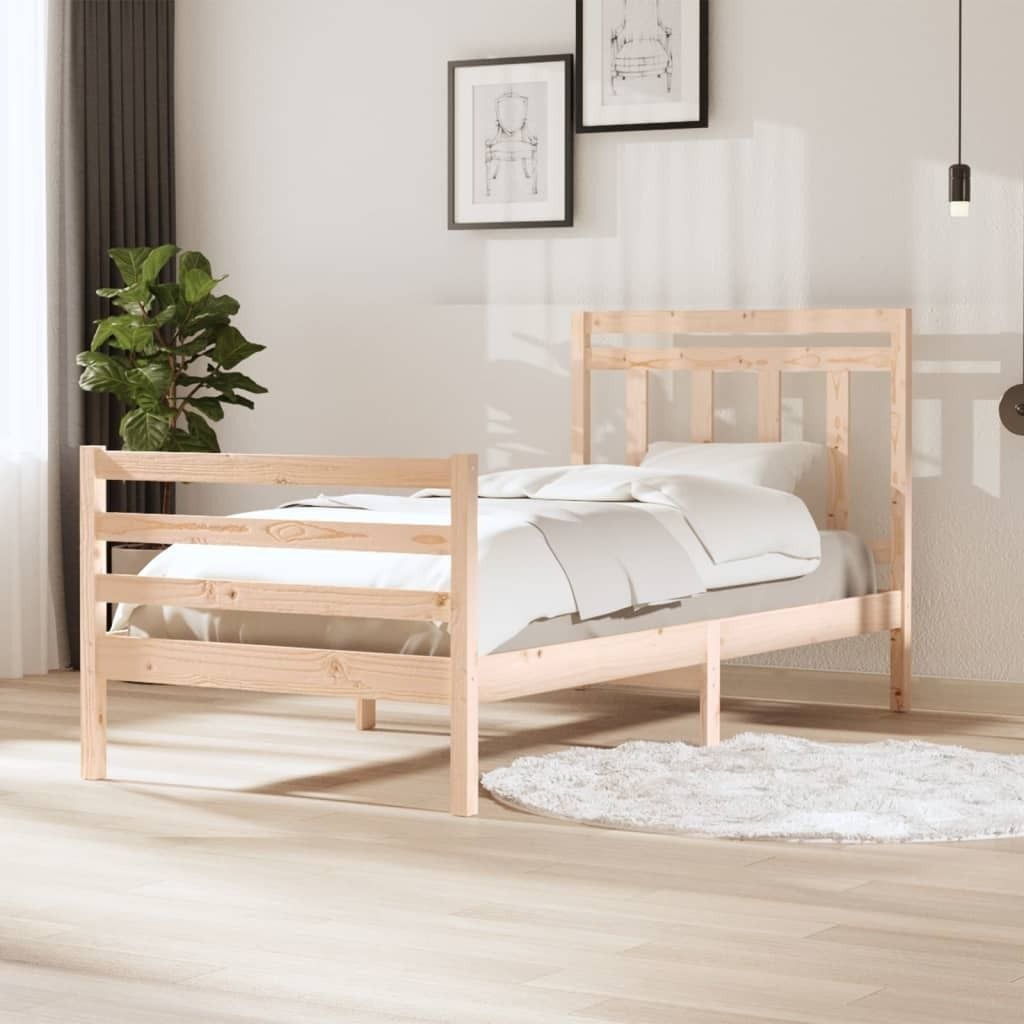 Maison Exclusive - Massivholzbett 100x200 cm
