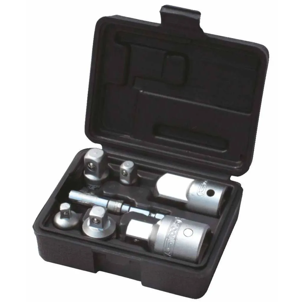 KS Tools 917.0707 Set 7 Pezzi Adattatori e Riduzioni per Bussole Prof - 1