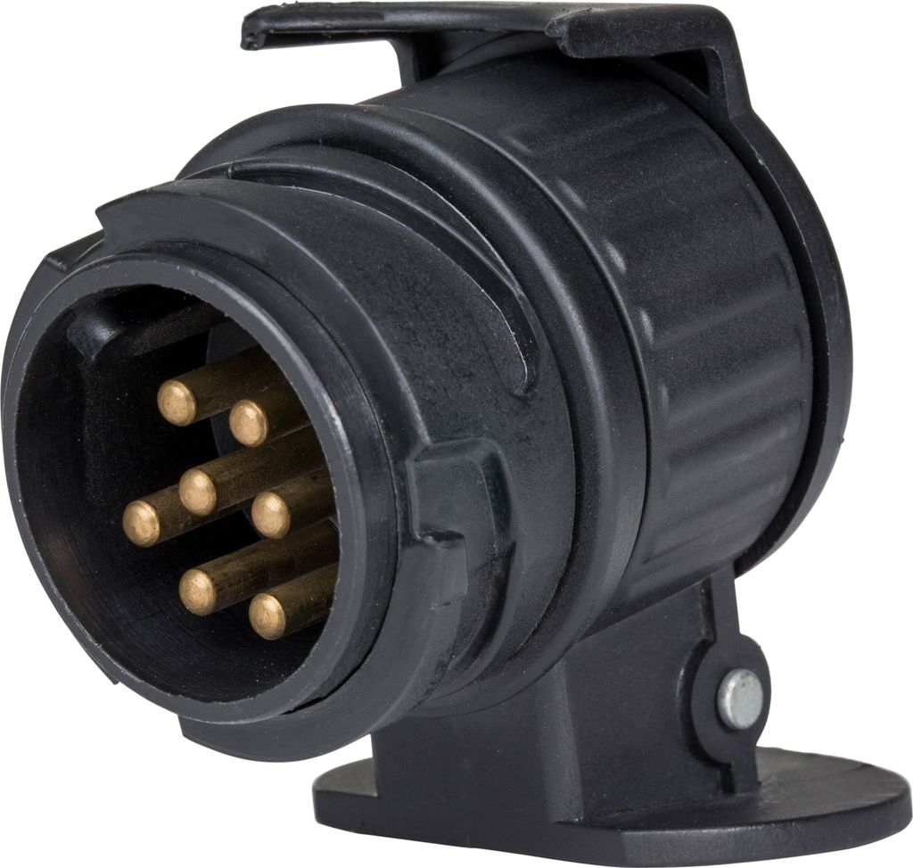 as-Schwabe Miniadapter 12V 13-polige Auto-Steckdose 7-poliger Wohnwagen-Stecker