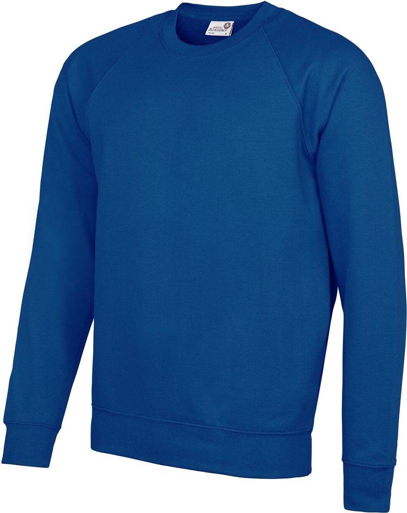AWDis Academy Herren Rundhals-Sweatshirt RW3916 (S) (Royal)