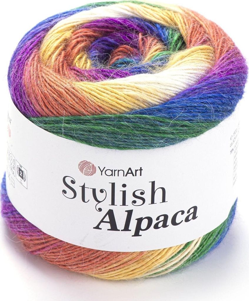 Yarnart Stylish Alpaca Garn, Weich & Warm, Mit Alpaka, Image du produit 