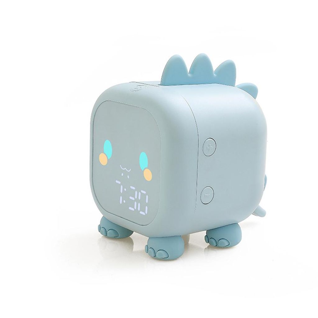 Wecker Kinder, Schlaftrainer Kinder Kinderwecker Digital mit Nachtlicht, Soundmaschine, Timer und Snooze-Funktion, Digitaler Kinder Wecker für Mä...