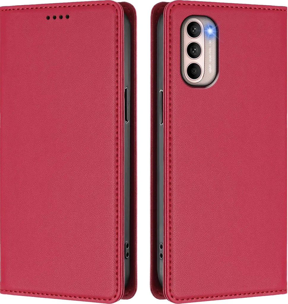YukeTop Cover Per TCL 30 SE In Pelle PU Con Portafoglio E Slot Per Carte - Flip Case Magnetico Con Supporto, Rosa Oro, Antiurto
