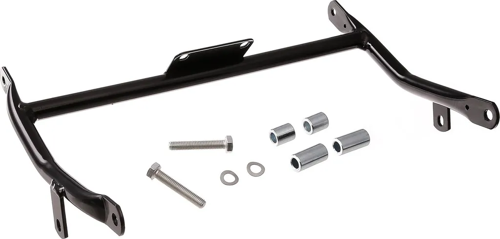 Support de porte-bagages latéral noir de circulation pour moto touring