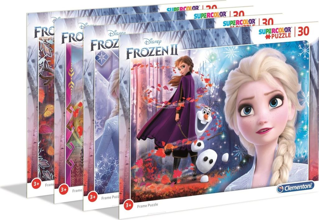 CLEMENTONI Puzzle Eisreich 2: Schwestern mit Olaf 30 Teile