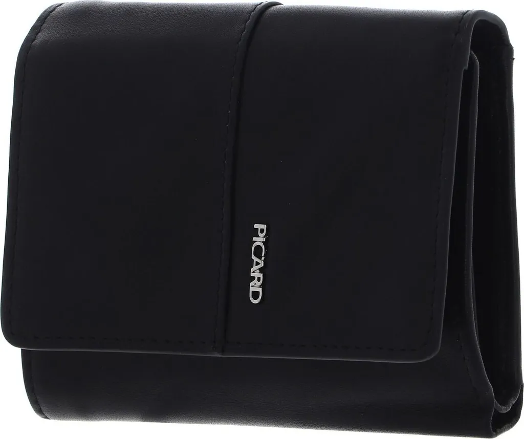 PICARD Spirit 1 Wallet - L'Autentico Portafoglio in Pelle Nero
