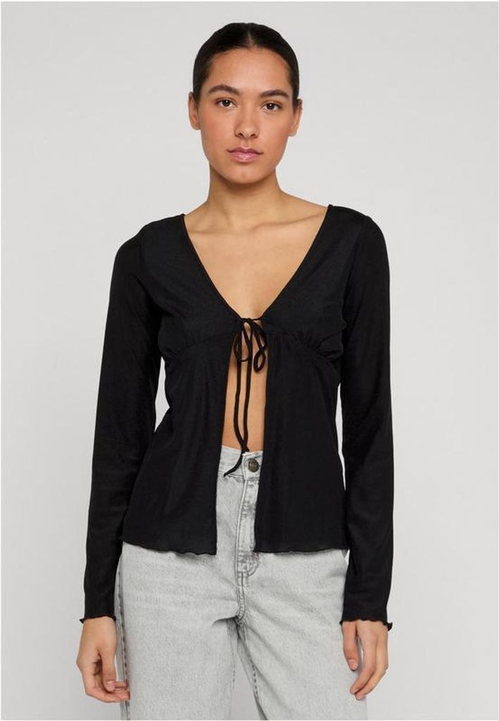 Cardigan Urban Classics da donna, cardigan in rete nero, Immagine del prodotto 
