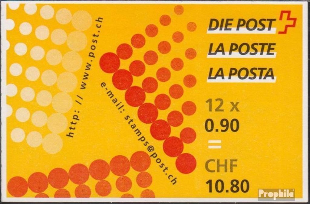 Briefmarken Schweiz 2001 Mi MH123 (kompl.Ausg.) gestempelt A-Post
