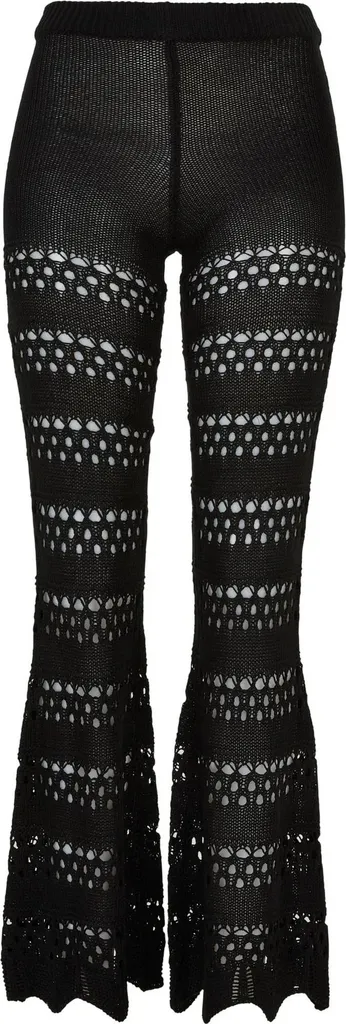 Legging Femme Noir TN748 Urban Classics en Jersey Doux Grande Taille