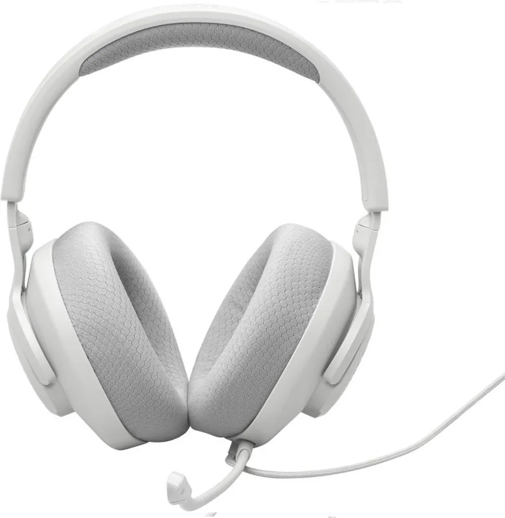 Casque JBL Quantum 100 M2 Blanc avec Micro Amovible pour Gaming PC PS5