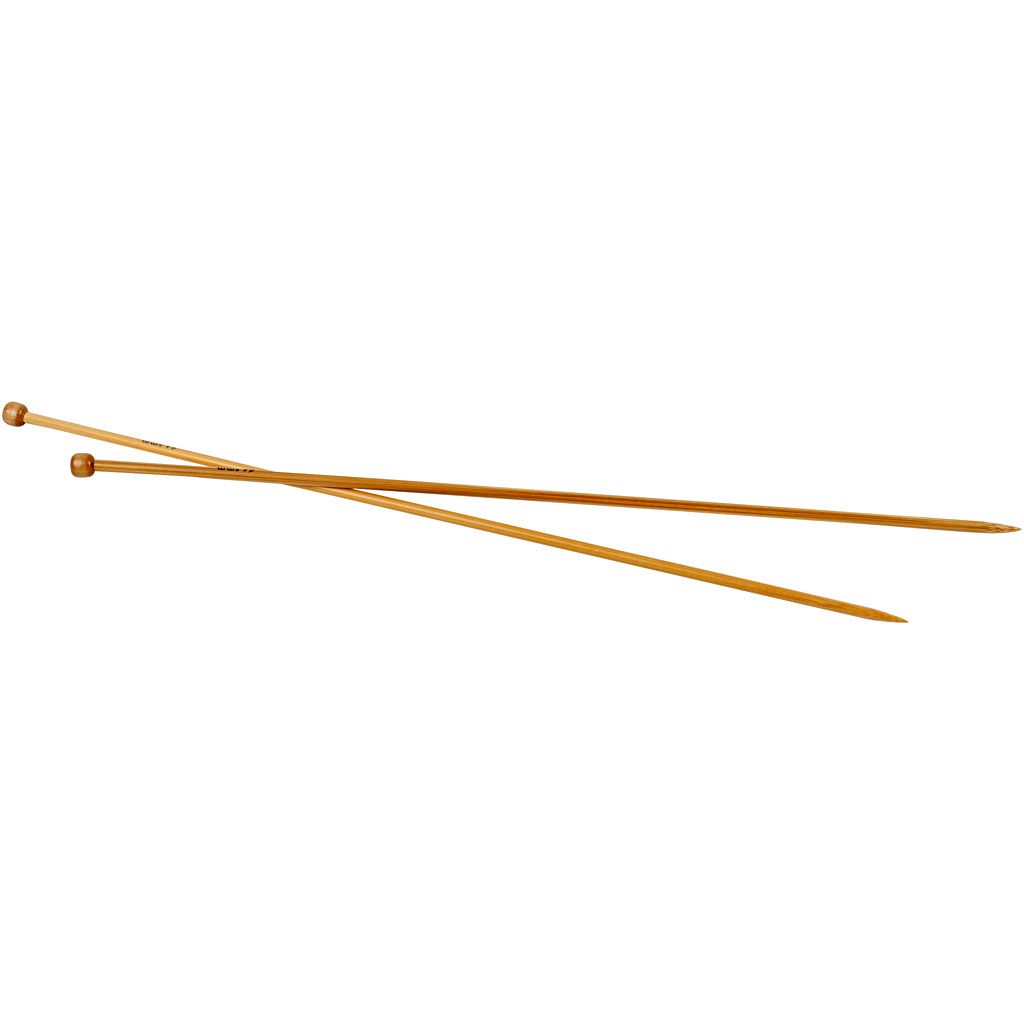 Creativ Company Stricknadeln, L: 35 cm, Stärke 4,5 mm, 1 Paar