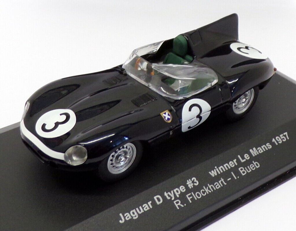 JAGUAR D-TYPE #3 Gewinner der 24h du Mans 1957 L.BUEB/R.FLOCKHART, IXOLM1957, Maßstab1/43, IXOMODELS