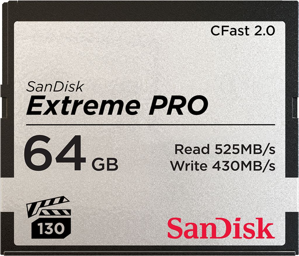 SanDisk Extreme PRO CFast 2.0 Speicherkarte – 64 GB