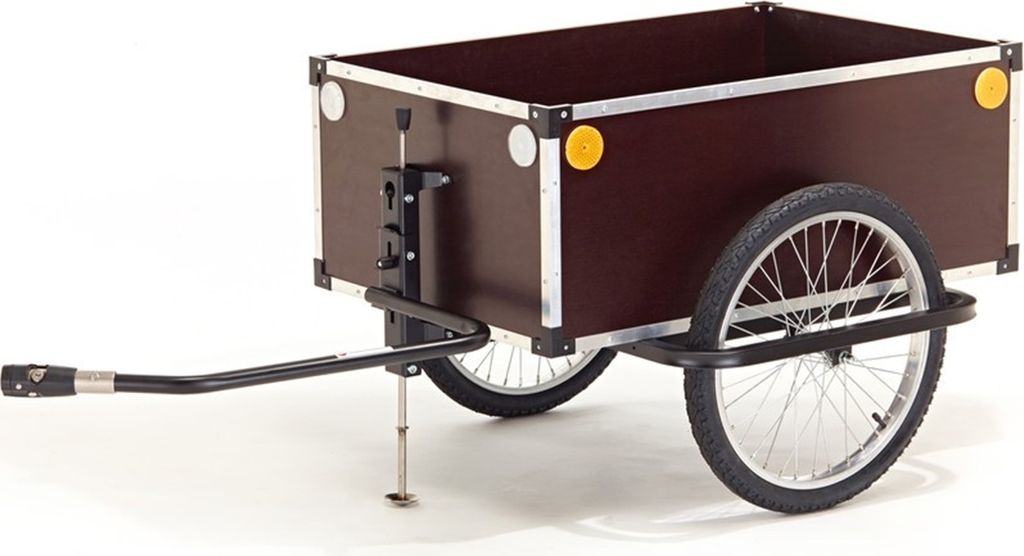 Roland Fahrradanhänger Jumbo Tiefdeichsel 175 Liter, Braun Produktbild 