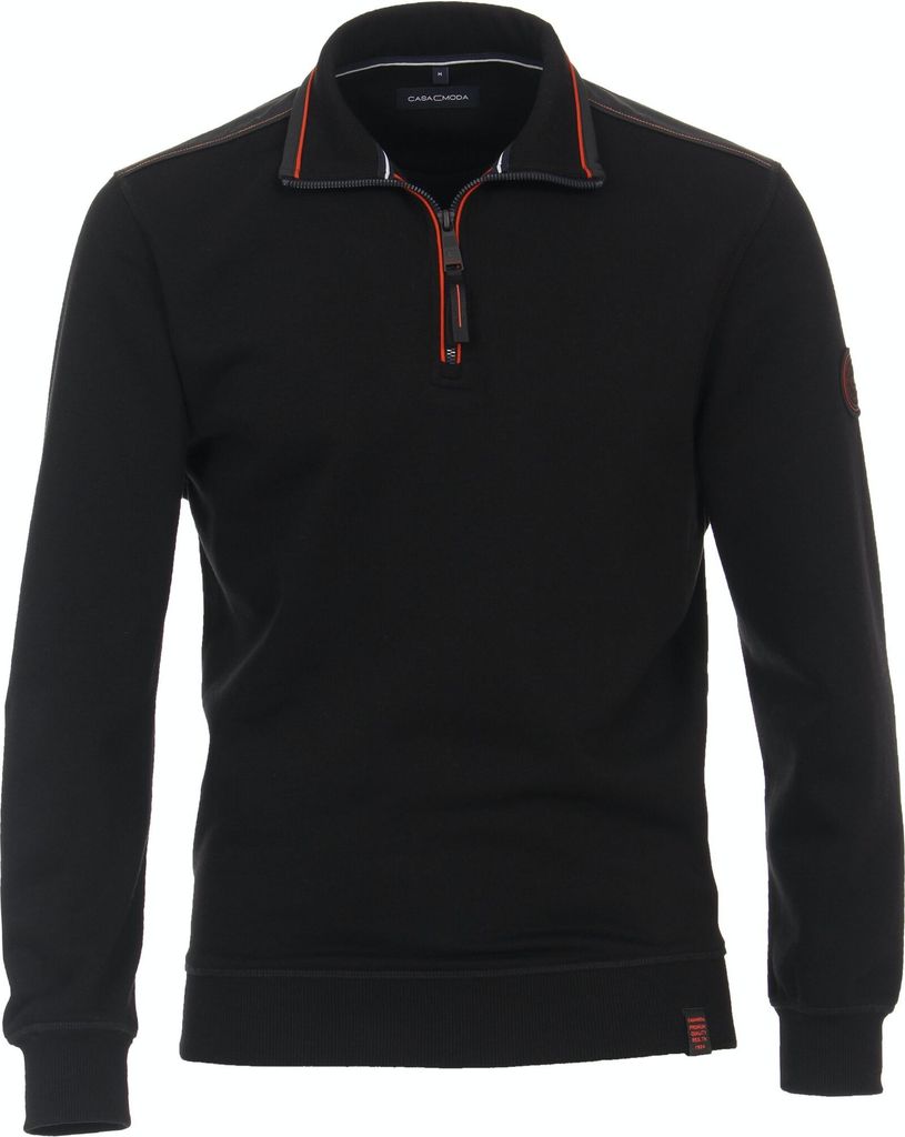 Casa Moda - Herren Troyer (423797500), Größe:M, Farbe:Schwarz (800)