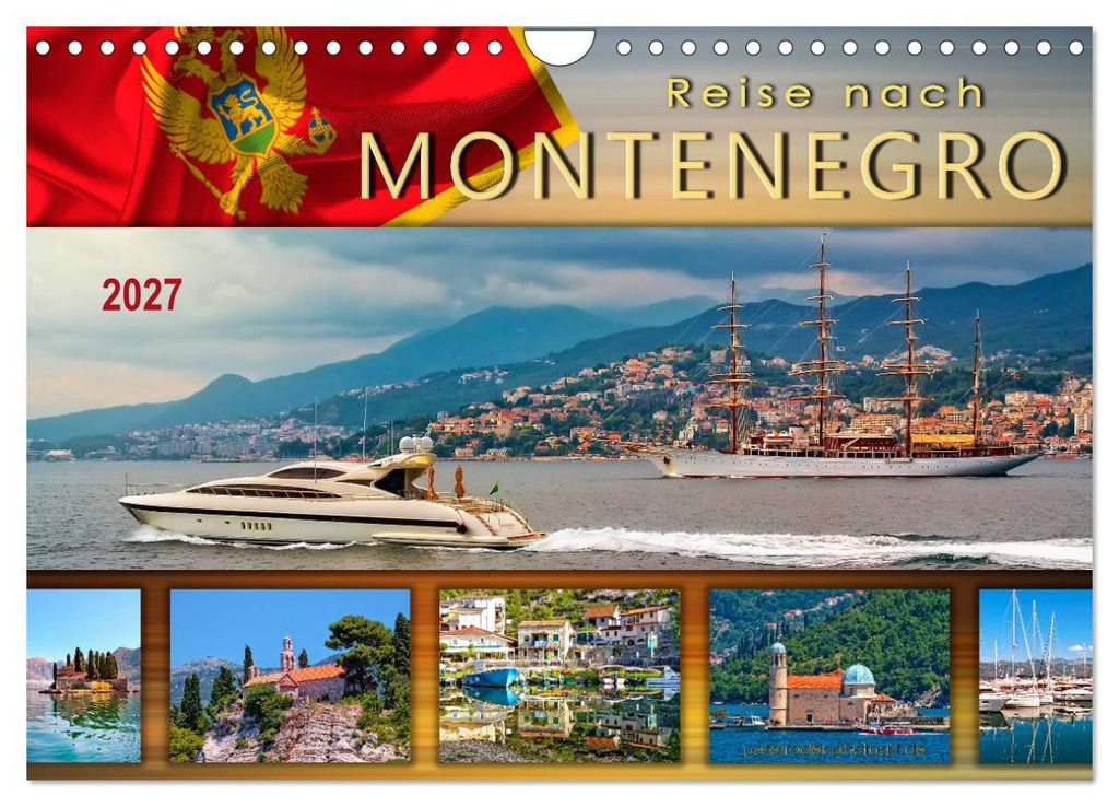 Reise nach Monte (Wandkalender 2027 DIN A4 quer), CALVENDO Monatskalender
