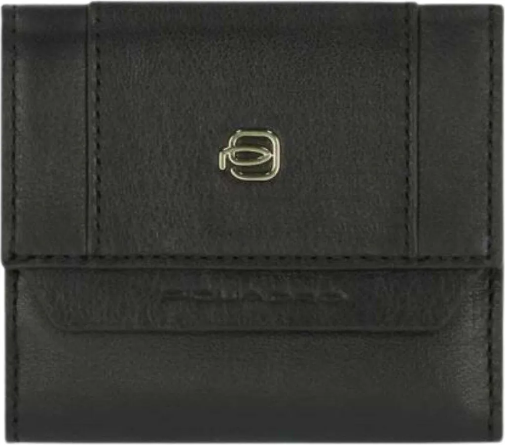 Portefeuille Piquadro PD5214W92R en cuir noir pour femme chic