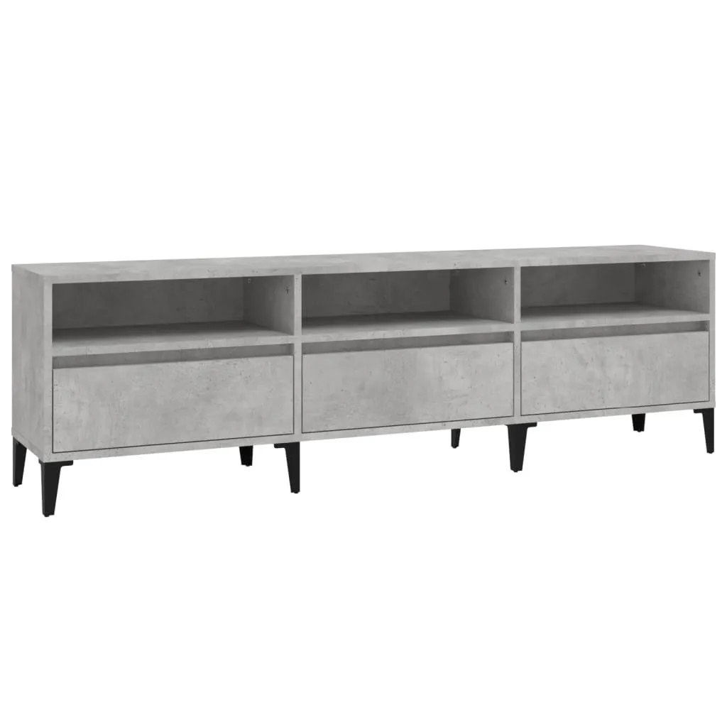 Porta TV 150 cm Grigio Cemento | Mobile Soggiorno Design Minimal