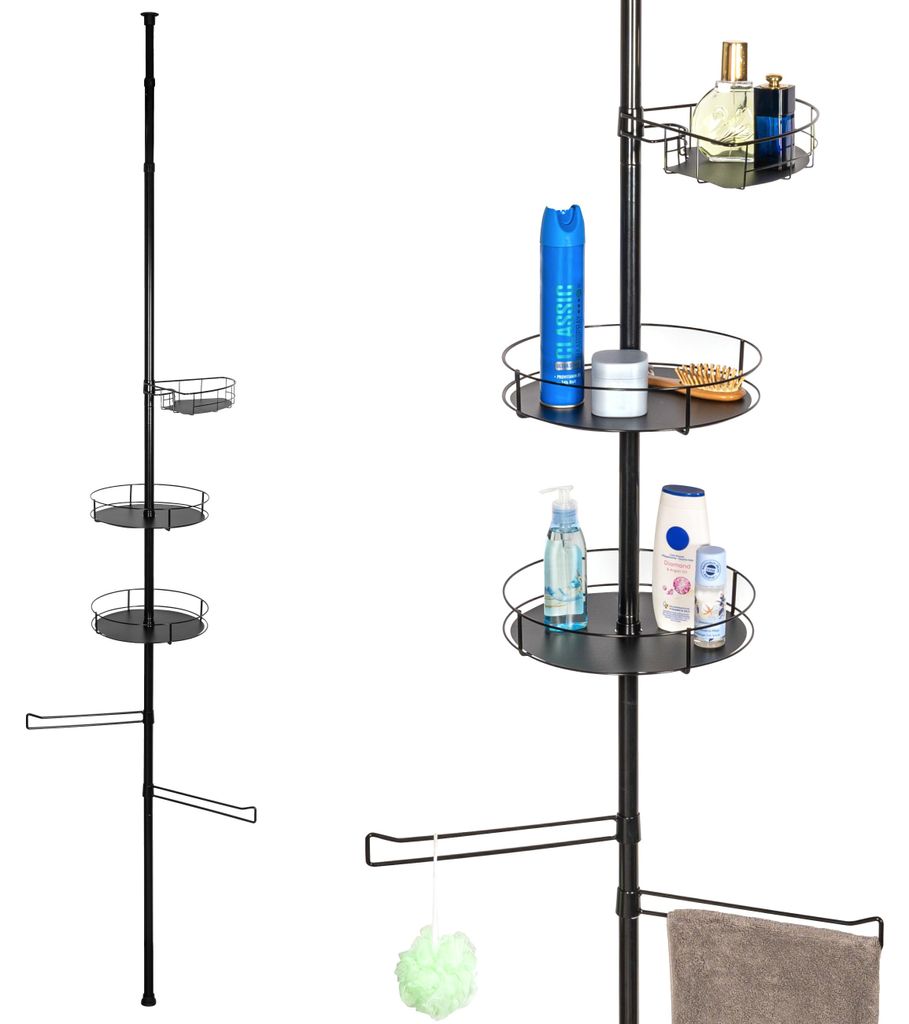 Scaffale da bagno telescopico Bremermann, estensibile fino Immagine del prodotto 