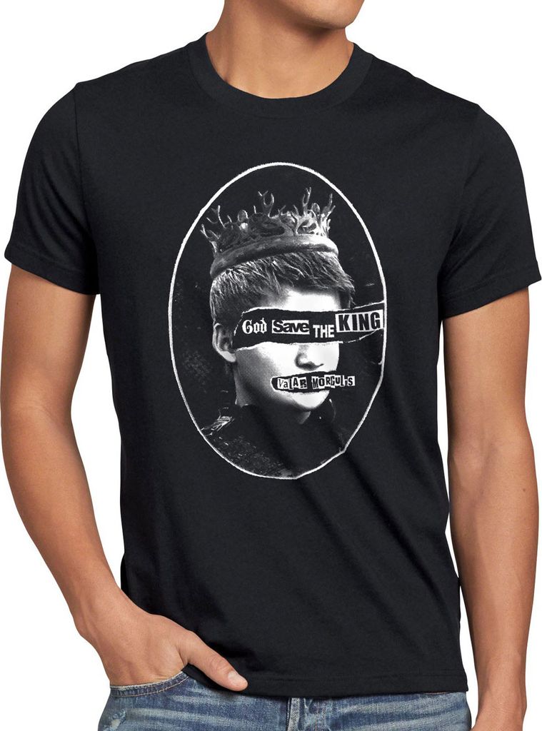 style3 God Save The King T-Shirt Herren joffrey sieben königslande baratheon