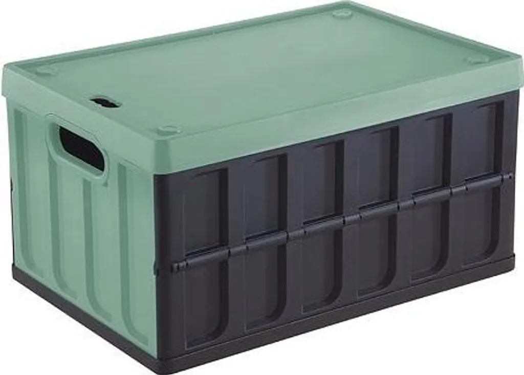 Bac de rangement pliable 46L Tontarelli plastique rigide de maison