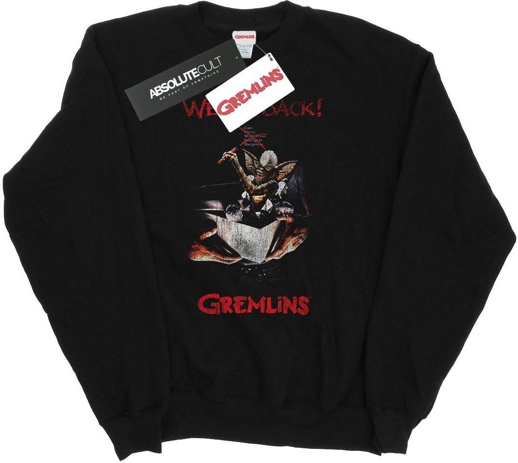 Gremlins - Sweatshirt für Herren BI26682 (3XL) (Schwarz)