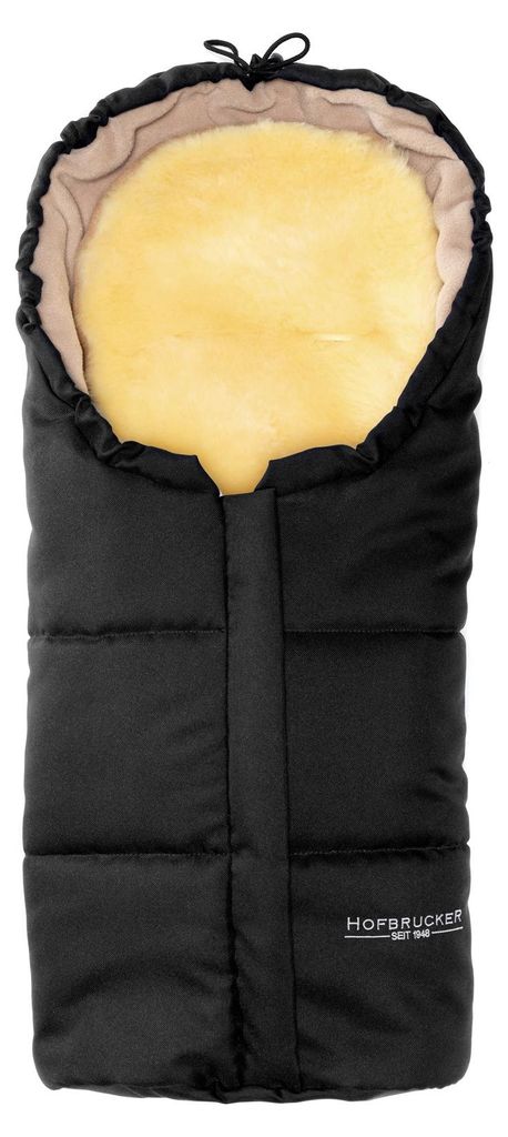 Hofbrucker Lammfell-Fußsäckchen Leni für Babyschale und Produktbild 