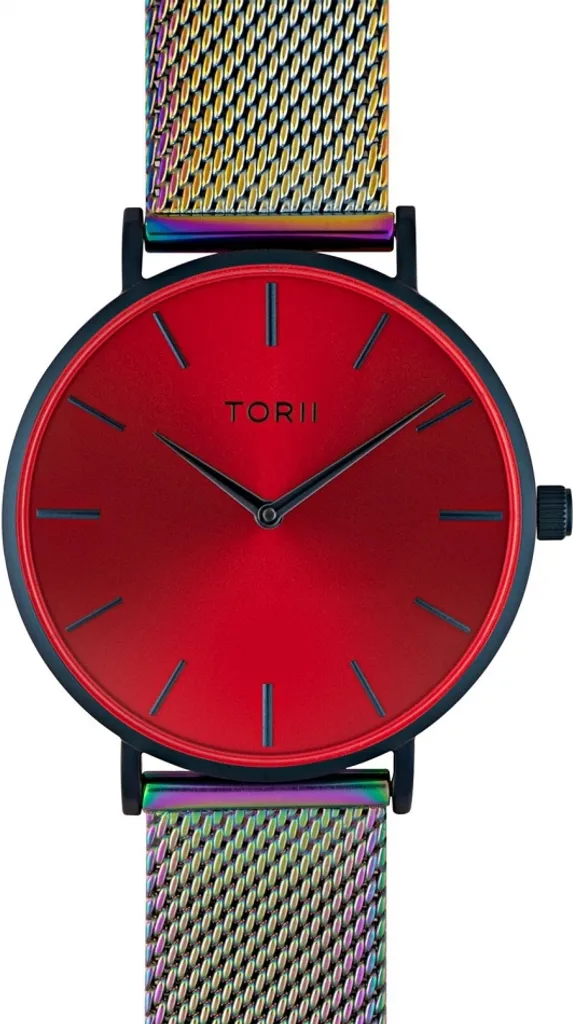 L'orologio da donna da uomo TORII N38MM.TN nel classico colore rosso.