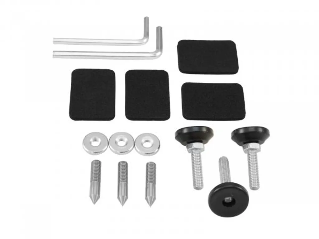 Pied d'écran Omnitronic EUMO-2 en acier avec hauteur ajustable stable - 5
