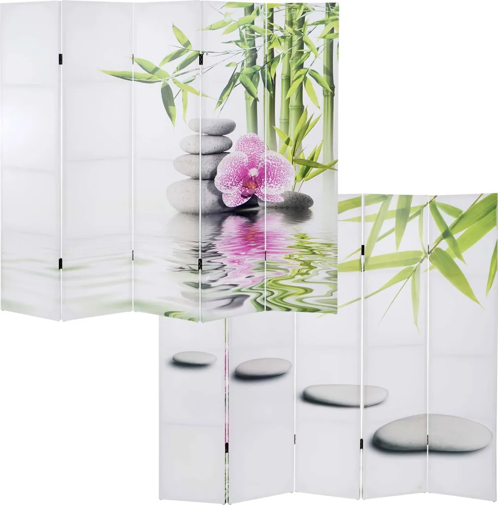 Cloison Amovible Décorative Paravent XXL Kho Samui - Toile 180x200