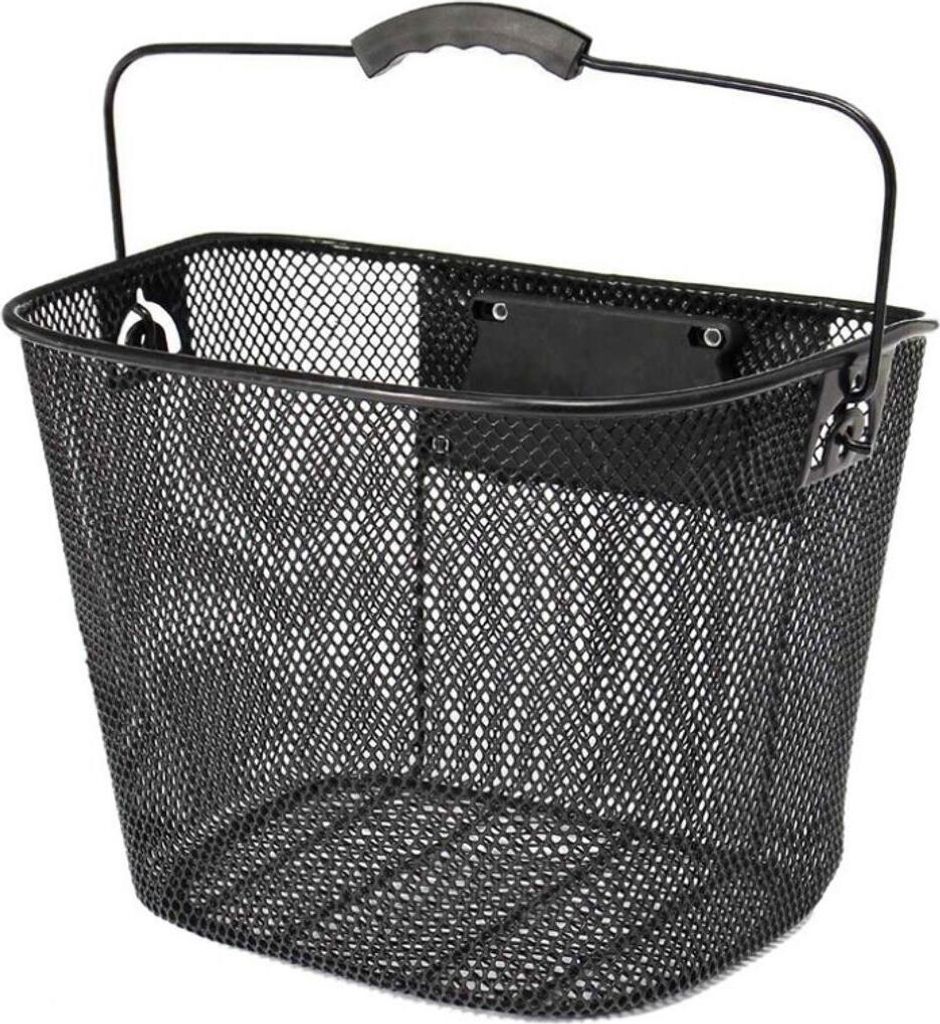 Panier De Vélo Amovible – Sac Shopping Clip – Guidon – Oxford Noir Pliable