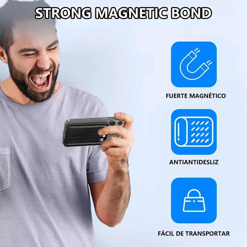 Wireless Powerbank, 30000mAh Powerbank Magsafe Magnetic, Produktbild 4