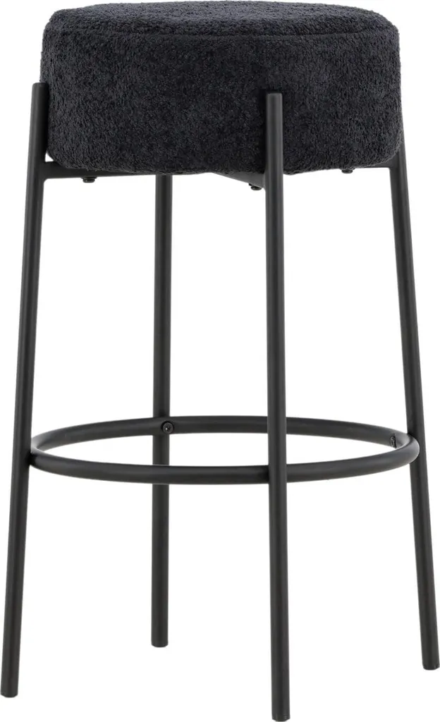Tabouret de Bar Tucson Noir - Barhocker Moderne pour Îlot de Cuisine