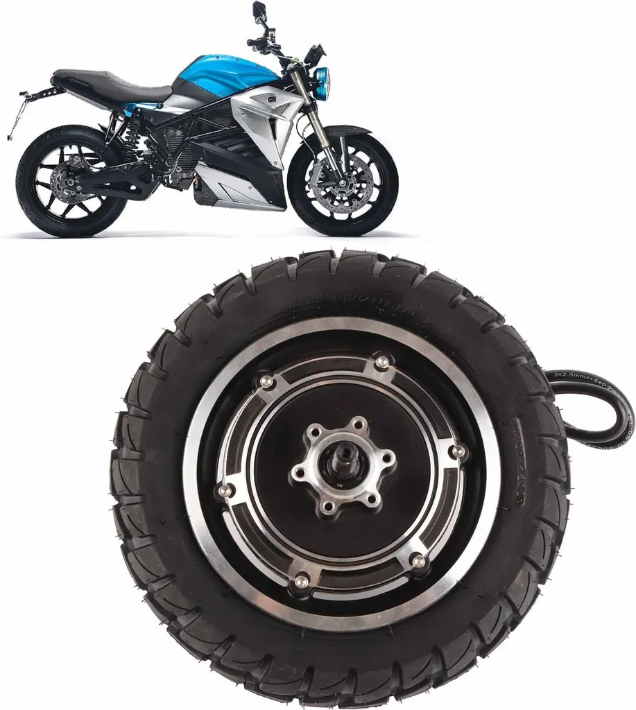 Roue Motorisée pour Moto Électrique 10 Pouces Kit de Conversion Complet - 4