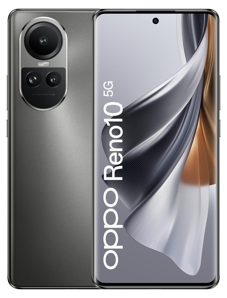 OPPO Reno 10 Smartphone 5G, AI Tripla fotocamera 64+32+8MP, Immagine del prodotto 