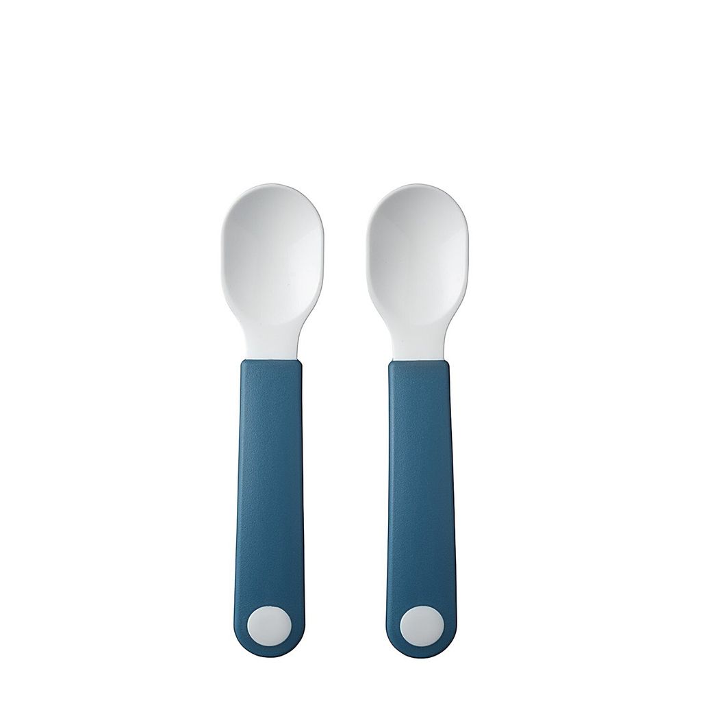 Set Lernlöffel Mepal Mio 2 Stück - deep blue