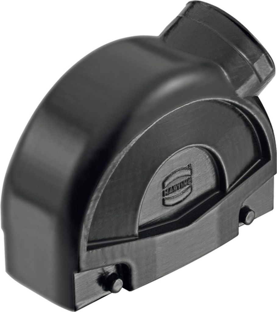 HARTING Han ECO Mod. 24 Tüllengehäuse ohne Kabelverschraubung, 1xM40 seitlicher Kabelabgang, für 2 Bügel (am Unterteil)