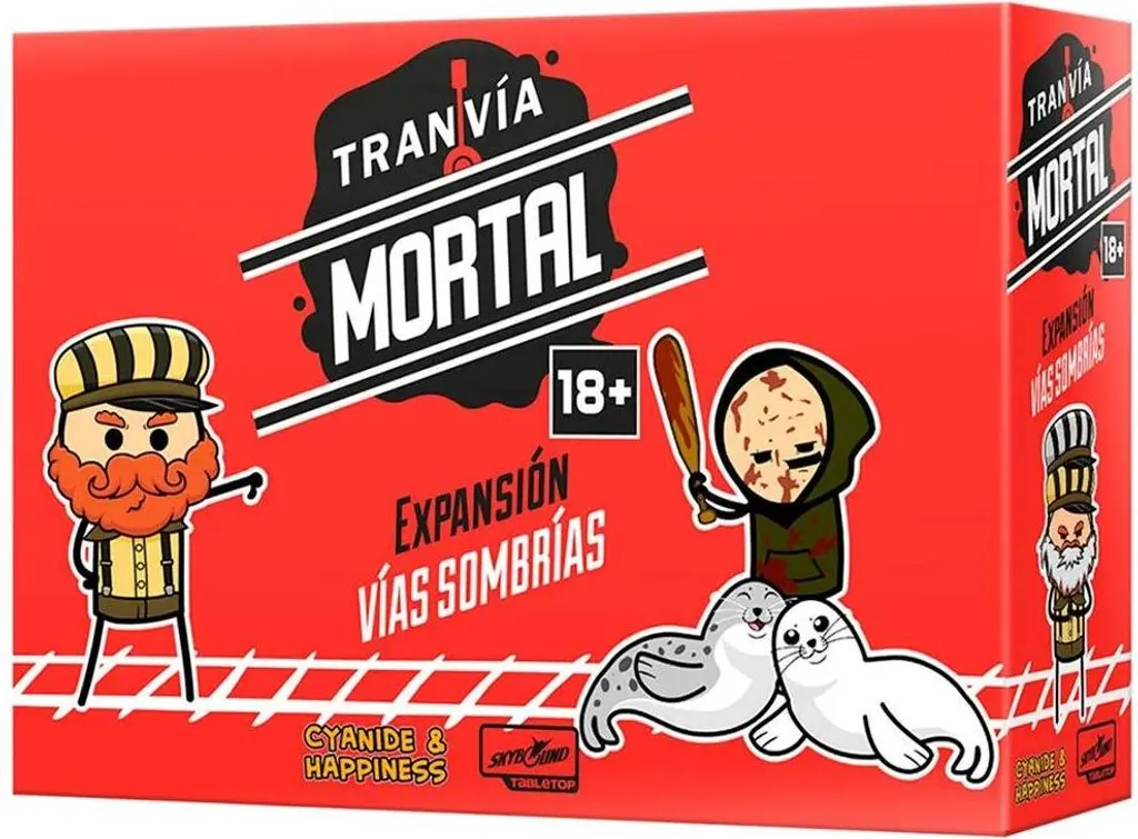 Jeu de Cartes Tranvia Mortal Vias Sombrias Extension pour Soirée Adulte
