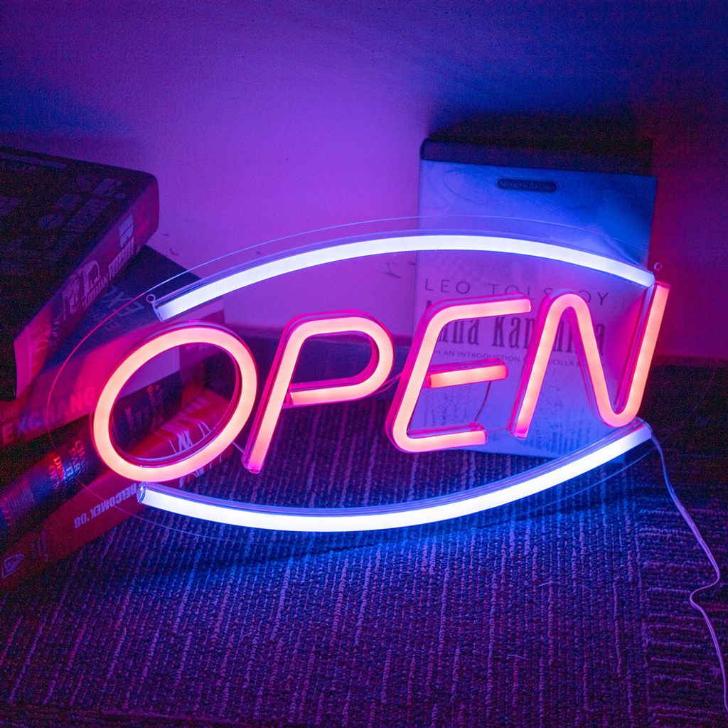 Open LED Schild, Open LED Schild, Wand Dekor, Bar Neon Schild
