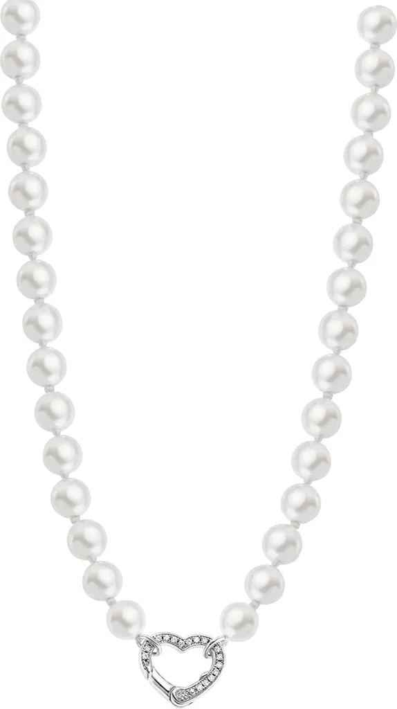 Collier Femme Lotus Silver Pearls pour Mariage ou Soirée Chic