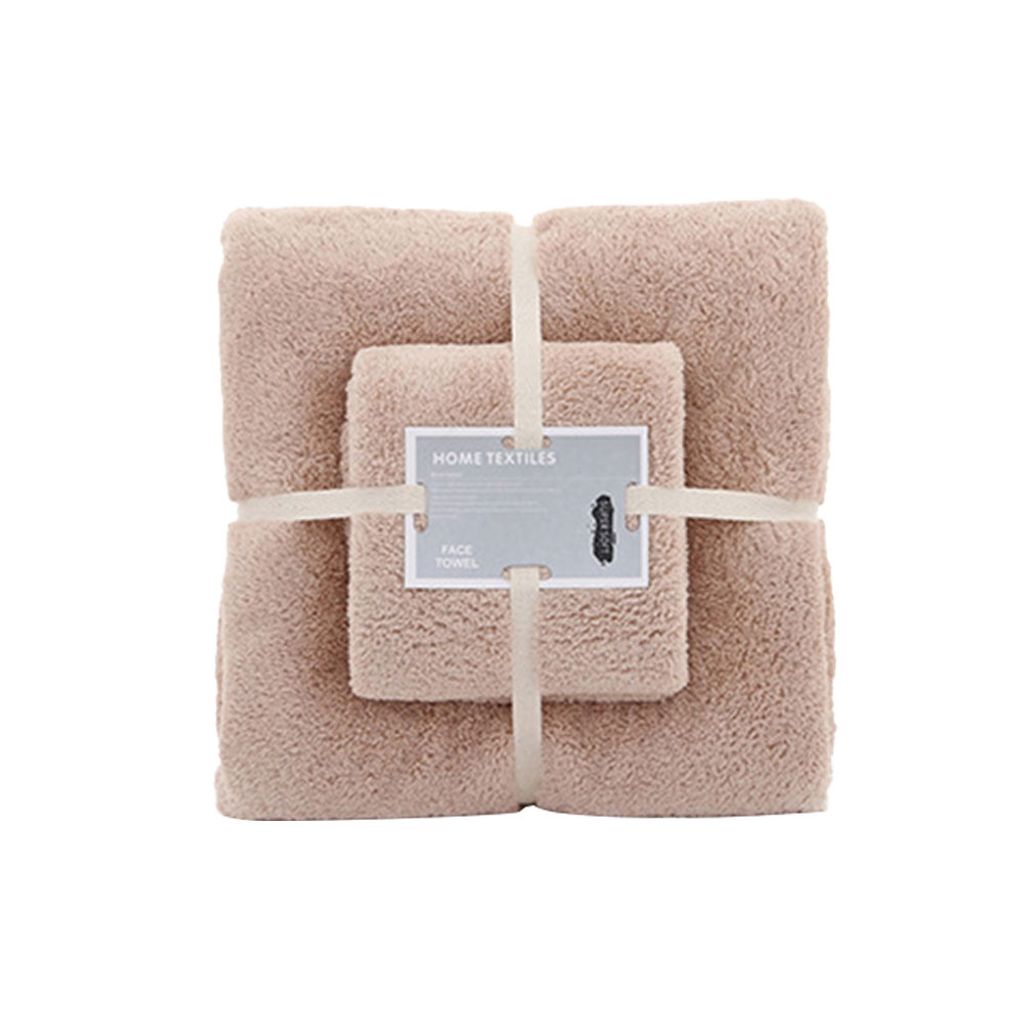 Verdicktes, weiches, wasserabsorbierendes, atmungsaktives Hotel-Badetuch für die Dusche und das Gesicht-Khaki