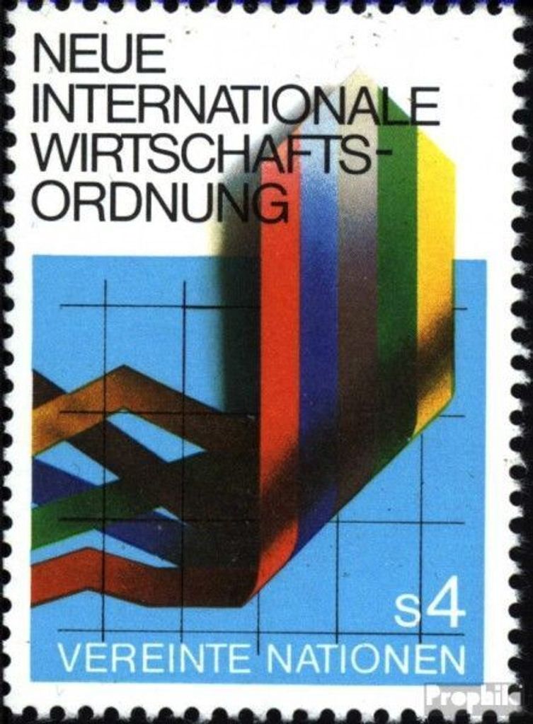 Briefmarken UNO - Wien 1980 Mi 7 (kompl.Ausg.) gestempelt Wirtschaftsordnung