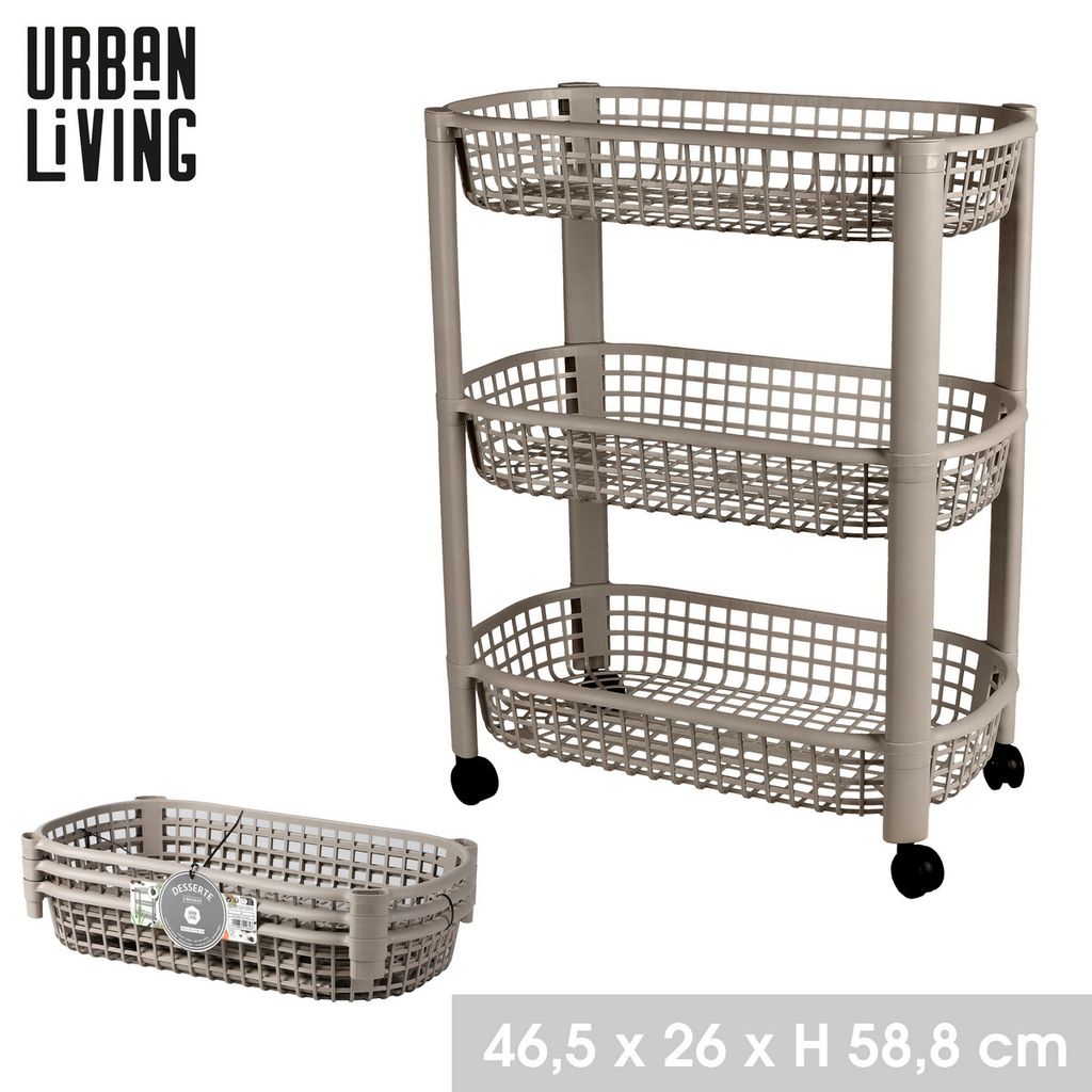 Urban Living 3-Etagen Transportwagen Allzweckwagen 51064 Produktbild 