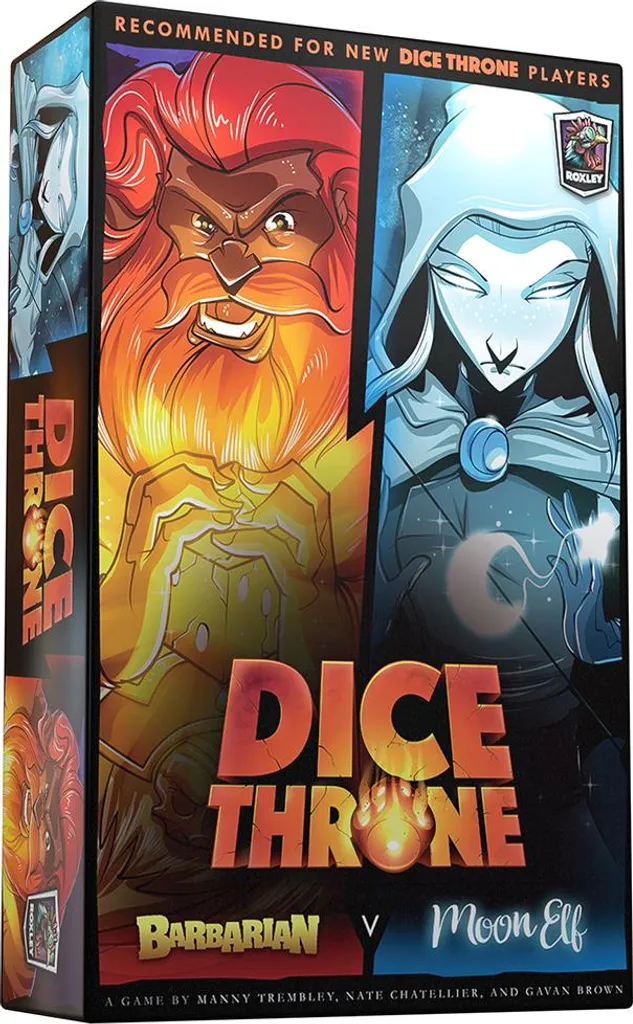 Dice Throne Boîte 1 Barbare vs Lune : Combat Tactique Simple et Fun