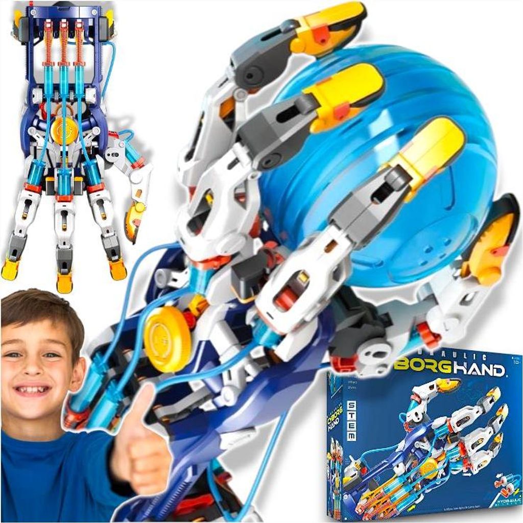 Set bambini Robot idraulico Cyborg mano giocattolo bambini Immagine del prodotto 