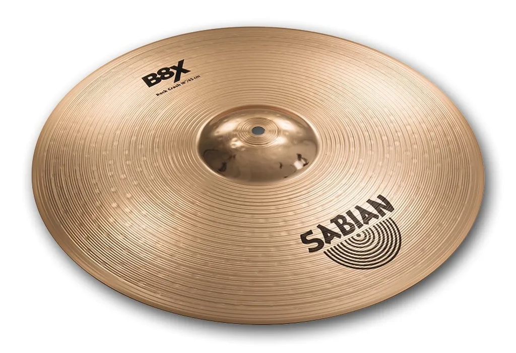 Sabian B8X 18'' Rock Crash - Finis les Sons de Cymbales Faibles et Sourds