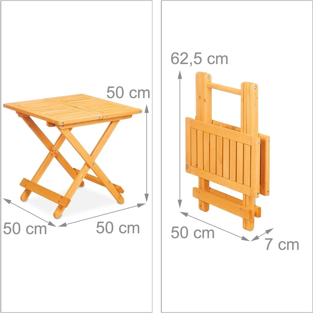 Petite table en bois recyclé artisanal - Table basse carrée rustique - 4